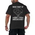 Baseball Math Double Play What Part Of Baseball Game Men's Back Print T-Shirt Baseball Math Double Play What Part Of Baseball Game Men's Back Print T-Shirt