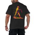 Baseball Player Men's Back Print T-Shirt Baseball Player Men's Back Print T-Shirt