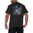 Baseball Skeleton Ice Cream Drip Baseball Boys Youth Men's Back Print T-Shirt Baseball Skeleton Ice Cream Drip Baseball Boys Youth Men's Back Print T-Shirt