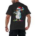 Baseball Snowman Drip Cool Christmas Men Boys Girls Men's Back Print T-Shirt Baseball Snowman Drip Cool Christmas Men Boys Girls Men's Back Print T-Shirt