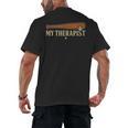 Baseball Tee My Therapist Bat Men Women Kids Men's Back Print T-Shirt Baseball Tee My Therapist Bat Men Women Kids Men's Back Print T-Shirt