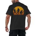 Baseball Tee Sunset Silhouette Players Men Women Kids Men's Back Print T-Shirt Baseball Tee Sunset Silhouette Players Men Women Kids Men's Back Print T-Shirt