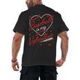 Baseball Is My Valentine Coach Player Lovers Cool Sport Love Men's Back Print T-Shirt Baseball Is My Valentine Coach Player Lovers Cool Sport Love Men's Back Print T-Shirt