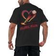 Baseball Valentine Love Is Our Home Run Apparel Men's Back Print T-Shirt Baseball Valentine Love Is Our Home Run Apparel Men's Back Print T-Shirt