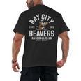 Bay City Beavers Baseball Club Estd 1913 Men's Back Print T-Shirt Bay City Beavers Baseball Club Estd 1913 Men's Back Print T-Shirt