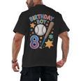 Birthday Boy 8th Birthday Baseball Men's Back Print T-Shirt Birthday Boy 8th Birthday Baseball Men's Back Print T-Shirt
