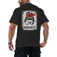 Bleached Memaw Life Soccer Messy Bun Baseball Game Day Men's Back Print T-Shirt Bleached Memaw Life Soccer Messy Bun Baseball Game Day Men's Back Print T-Shirt