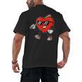 Boy Valentines Day Heart Love Baseball Boys Men Kids Men's Back Print T-Shirt Boy Valentines Day Heart Love Baseball Boys Men Kids Men's Back Print T-Shirt