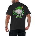 Boys St Patricks Day Baseball Player Pitcher Coach Kids Men's Back Print T-Shirt Boys St Patricks Day Baseball Player Pitcher Coach Kids Men's Back Print T-Shirt