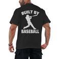 Built By Baseball Baseball For Men Women Boys Players Men's Back Print T-Shirt Built By Baseball Baseball For Men Women Boys Players Men's Back Print T-Shirt