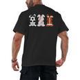 Bunny Football Baseball Sport Easter Day Men's Back Print T-Shirt Bunny Football Baseball Sport Easter Day Men's Back Print T-Shirt