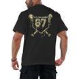 Camo Baseball Ice Cream Drip Number 67 Player 67th Birthday Men's Back Print T-Shirt Camo Baseball Ice Cream Drip Number 67 Player 67th Birthday Men's Back Print T-Shirt