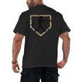Camo Home Plate Camouflage Baseball Batter Youth Boys Men's Back Print T-Shirt Camo Home Plate Camouflage Baseball Batter Youth Boys Men's Back Print T-Shirt