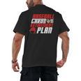 Cards Collector Baseball Cards Are My Retirement Plan Men's Back Print T-Shirt