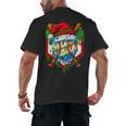 Christmas Baseball Ice Cream Drip Santa Baseball Player Kids Men's Back Print T-Shirt Christmas Baseball Ice Cream Drip Santa Baseball Player Kids Men's Back Print T-Shirt