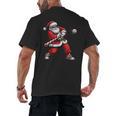 Christmas Baseball Player Santa Xmas Boys Men Toddler Men's Back Print T-Shirt Christmas Baseball Player Santa Xmas Boys Men Toddler Men's Back Print T-Shirt