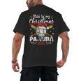 This Is My Christmas Pajama Shirt Baseball Xmas PJs Boys Men Men's Back Print T-Shirt