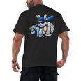 Cool Rabbit Baseball Easter Men Boy Toddler Kid Men's Back Print T-Shirt Cool Rabbit Baseball Easter Men Boy Toddler Kid Men's Back Print T-Shirt