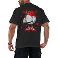 Cute Dripping Baseball Lover Valentines Day Boys Kids Men's Back Print T-Shirt Cute Dripping Baseball Lover Valentines Day Boys Kids Men's Back Print T-Shirt