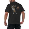 Dabbing Pirate Skeleton Baseball Dab Costume Boys Kids Men Men's Back Print T-Shirt Dabbing Pirate Skeleton Baseball Dab Costume Boys Kids Men Men's Back Print T-Shirt