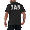 Dad Baseball The Man The Myth The Legend Daddy Father's Day Men's Back Print T-Shirt
