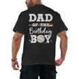 Dad Of The Birthday Boy Baseball Bday Family Men's Back Print T-Shirt Dad Of The Birthday Boy Baseball Bday Family Men's Back Print T-Shirt