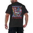 Dominican Puerto Rican Pride Baseball Flag Unity Men's Back Print T-Shirt Dominican Puerto Rican Pride Baseball Flag Unity Men's Back Print T-Shirt