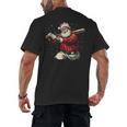 Dominican Santa Christmas Beisbol Baseball Dominicano Men's Back Print T-Shirt Dominican Santa Christmas Beisbol Baseball Dominicano Men's Back Print T-Shirt