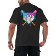 Dripping Baseball Pocket Respect The Drip Boys Baseball Men's Back Print T-Shirt