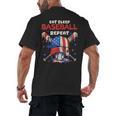 Eat Sleep Baseball Repeat Ice Cream Drip Crossed Bats Men's Back Print T-Shirt Eat Sleep Baseball Repeat Ice Cream Drip Crossed Bats Men's Back Print T-Shirt