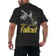 Fallout TV Series Lucy Do Unto Others Baseball Bat Gamer Men's Back Print T-Shirt Fallout TV Series Lucy Do Unto Others Baseball Bat Gamer Men's Back Print T-Shirt