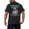 My Favorite Baseball Player Calls Me Dad Ice Cream Drip Men's Back Print T-Shirt My Favorite Baseball Player Calls Me Dad Ice Cream Drip Men's Back Print T-Shirt