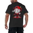 Game Day Baseball Drip Valentine Hearts Sport Lover Men's Back Print T-Shirt Game Day Baseball Drip Valentine Hearts Sport Lover Men's Back Print T-Shirt