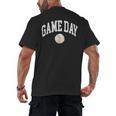 Game Day Baseball Player And Fan Graphic Men's Back Print T-Shirt Game Day Baseball Player And Fan Graphic Men's Back Print T-Shirt