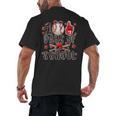 Happy 100 Days Of School Baseball Girls Coquette Bow Teacher Men's Back Print T-Shirt