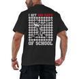 I Hit 100 Days Of School Baseball 100th Day Boys Kids Men's Back Print T-Shirt