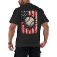 Ice Cream Baseball Drip Respect The Drip Youth Boy Baseball Men's Back Print T-Shirt Ice Cream Baseball Drip Respect The Drip Youth Boy Baseball Men's Back Print T-Shirt