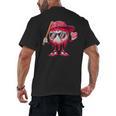 Ice Cream Drip Baseball Valentine's Day Spots Baseball Drip Men's Back Print T-Shirt