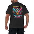 It's My 6733 Days Of School Baseball Ice Cream Dripping Men's Back Print T-Shirt It's My 6733 Days Of School Baseball Ice Cream Dripping Men's Back Print T-Shirt