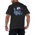 Jarrell Storm Chasers Baseball Big Logo Men's Back Print T-Shirt Jarrell Storm Chasers Baseball Big Logo Men's Back Print T-Shirt