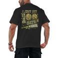 I Just Hit 100 Days Of School Camouflage Baseball Men's Back Print T-Shirt I Just Hit 100 Days Of School Camouflage Baseball Men's Back Print T-Shirt
