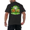 Kids St Patricks Day Shamrock Basketball Baseball Football Men's Back Print T-Shirt Kids St Patricks Day Shamrock Basketball Baseball Football Men's Back Print T-Shirt