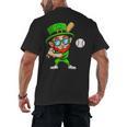 Kids St Patricks Day Shirt Leprechaun Baseball Boys Men Men's Back Print T-Shirt Kids St Patricks Day Shirt Leprechaun Baseball Boys Men Men's Back Print T-Shirt