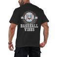 Leopard Baseball Vibes Game Day Softball Life Mom Men's Back Print T-Shirt Leopard Baseball Vibes Game Day Softball Life Mom Men's Back Print T-Shirt