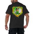 Leprechaun Baseball St Patricks Day Ice Cream Drip Men Boys Men's Back Print T-Shirt