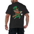 Leprechaun Baseball St Patricks Day Saint Pattys Men Boys Men's Back Print T-Shirt Leprechaun Baseball St Patricks Day Saint Pattys Men Boys Men's Back Print T-Shirt