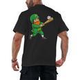 Leprechaun Playing Baseball St Patricks Day Men Boys Kids Men's Back Print T-Shirt Leprechaun Playing Baseball St Patricks Day Men Boys Kids Men's Back Print T-Shirt