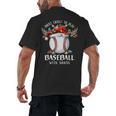 Most Likely To Play Baseball With Santa Christmas Xmas Men's Back Print T-Shirt Most Likely To Play Baseball With Santa Christmas Xmas Men's Back Print T-Shirt
