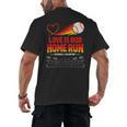 Love Is Our Home Run Baseball Valentine Couple Men's Back Print T-Shirt Love Is Our Home Run Baseball Valentine Couple Men's Back Print T-Shirt