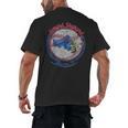 Lynyrd Skynyrd Skeleton Baseball Gun US Flag Cowboy Rock Fan Men's Back Print T-Shirt Lynyrd Skynyrd Skeleton Baseball Gun US Flag Cowboy Rock Fan Men's Back Print T-Shirt